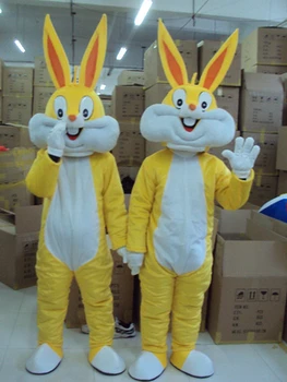 Påske Bunny Maskot Kostumer Kanin og Bugs Bunny Voksen mascot til salg