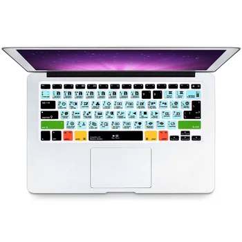 HKH støvtæt DaVinci Resolve Hot keys russiske Genveje Funktion Tastatur Cover Silicone Skin Til MacBook Air Pro Retina 13