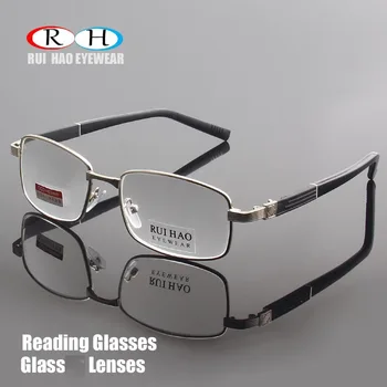 Brand Læsning Briller Med Klart Glas, Linser Presbyopic Briller Læse Briller +1.00~+4.00 Rektangel Briller Design 1308