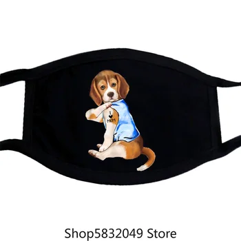Premium Kvinder Gaver Beagle Hunde Tatoveringer Jeg Elsker Mødre Maske