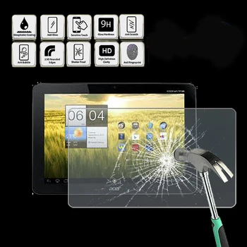 Tablet Hærdet Glas Skærm Protektor Dækning af for Acer Iconia Tab A211 10.1