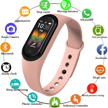 M5 Bluetooth smart ur armbånd overvåge skridt tæller sport afgørende smart trænings-og se bluetooth armbånd armbånd 32085