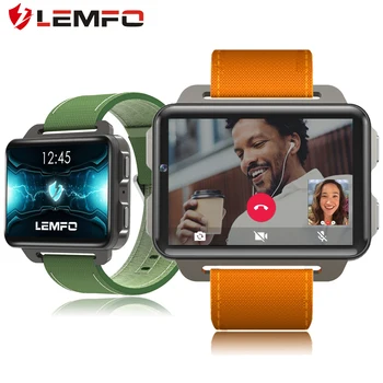 LEMFO LEM4 PRO 3G SIM-GPS WIFI Smart Ur Mænd pulsmåler Opkald, Beskeder, Video-Afspiller Skridttæller Smart Ur Android