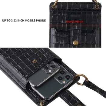 Den universelle halsrem Telefon Taske Case Etui til Motorola Moto G9 Plus G8-Power Liv G7 Spille G6 Lanyard Kort Pocket Mirror Cover 323