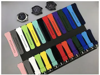 URVOI band til Samsung Gear S3 R760 R770 rem håndled farverige aktiv silikone band med lukning moderne design udskiftning 22mm
