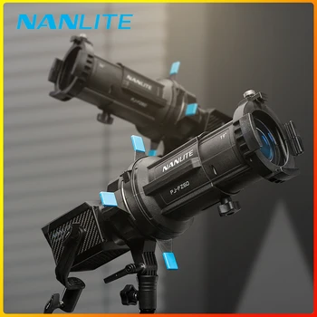 Konisk Snoot Focalize Foto Optisk Kondensator Lys Cylinder Specielle Effekter Formet Bjælke Imaging linse til Nanlite Forza60 60B