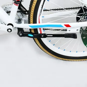 Aluminium Legering Cykel Side Støtte Cykling Fod Bandage Mountainbike-Mtb Støtteben Støtte Cykel Kick Stå Justerbar 32-36cm