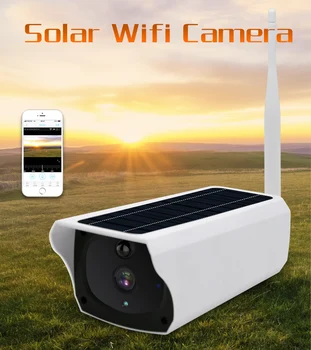 P2P mobil kontrol 2MP sol wifi IP-kameraer 1080P HD dag og nat sikkerhed kameraer 2MP sol batteri dual power trådløse kamera