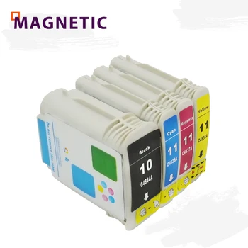 Magnetisk Kompatible blækpatroner Til HP 10 11 Designjet 110 100plus C4844A Inkjet 2800dt 2800dtn printer Til HP10 32730