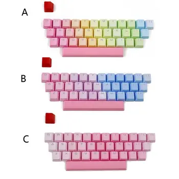 RGB PBT-35 Nøgler OEM Dobbelt Shot-Baggrundsbelyst Tasterne for Cherry Mekanisk Tastatur
