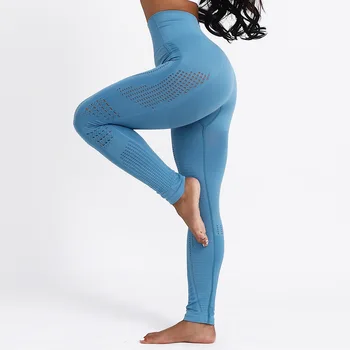 2019 Sexet Hule Problemfri Leggings Yoga Bukser Kvinder, Der Kører Sport Høj Talje Tights Leggins Fitness Fitness Træning Push Up Legging 3296