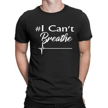 2020 Nye Mænd T-shirt Menneskerettigheder Gratis Streetwear jeg Kan ikke trække vejret Toppe Sort Liv Sagen Slogan t-Shirts Casual T-Shirt
