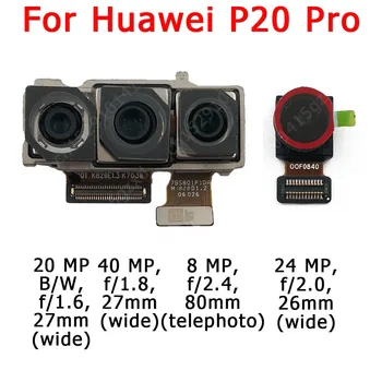 Original Front Surround Back Kamera Til Huawei P20 Lite Pro P20Lite P20Pro Vigtigste Vender Kameraet Modul Flex Udskiftning Af Reservedele