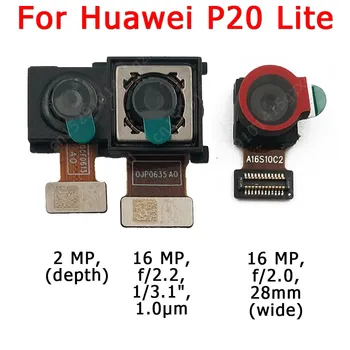 Original Front Surround Back Kamera Til Huawei P20 Lite Pro P20Lite P20Pro Vigtigste Vender Kameraet Modul Flex Udskiftning Af Reservedele
