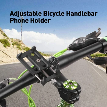 GUB Justerbar Cykel Telefon Holder Anti-Slip Bike Mount Beslag Styret Clip Står til 3,5 6,2 tommer Telefon til iPhone Bicicleta