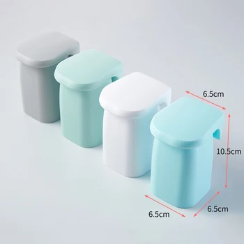 Nyeste Badeværelse Magnetiske Suge Mundskyl Cup vægmonteret Plast Dræn Hylde Holder Tandbørstning Kopper Husstand