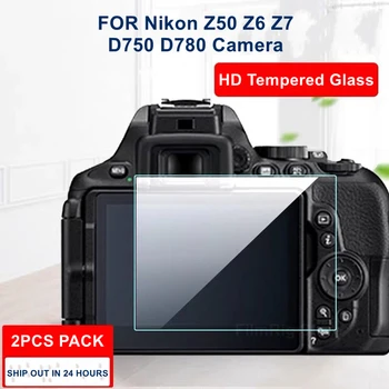2STK Kamera Oprindelige 9H Kamera Hærdet Glas og LCD-Skærm Protektor til Nikon Z50 Z6 Z7 D750 D780 Kamera 34070