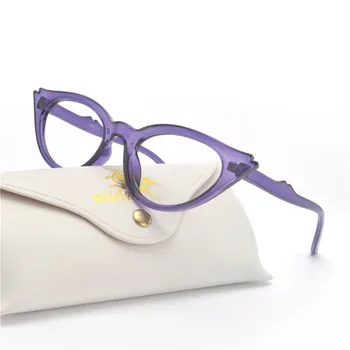 MINCLVintage tendens mænd kvinder retro runde frame briller Optisk nærsynethed klare linser, briller kat solbriller med max NX 34304
