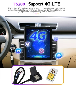 Multimedia Android Bil GPS Navigation Autoraido Stereo-Afspiller Til Toyota Corolla 2013 2016 SWC WiFi 4G BT FM Carplay