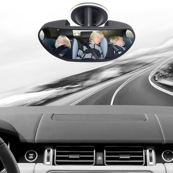 Bilen Ede Bagsædet Baby Spejlet Rotation Justerbar Suge-Kop Baby Spejle Indvendige Auto Reservedele