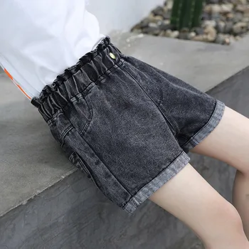 Shorts Til Piger 2020 Nye Mode, Denim Jeans Baby Rippet Korte Bukser Børn, Sommer, Børn, Teenagere, Bukser, Pige Tøj 2-13 År