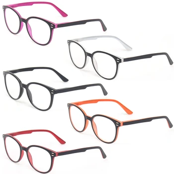 Henotin mænd og kvinder mode afslappet læsning briller oval ramme fjeder hængsel design briller til læsning dioptri 0.5 1.75 3.0 4.0 ...