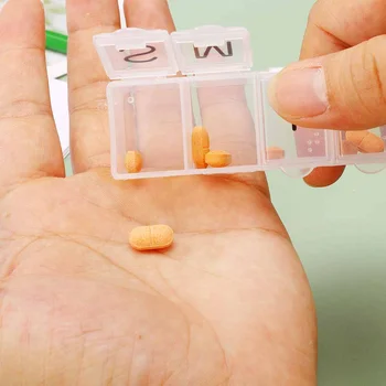 7/28/32 Slots Månedlige Pill Organizer Boks Tablet-Holder Medicin Container Arrangør Tilfælde Rejser Daglige Pille Opbevaringsboks Mulighed