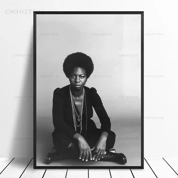 Nina Simone Sanger, Musik Plakat Hip Hop Rapprint Musik Band Stjerne Plakat Væg Kunst Maleri Værelses Hjem Indretning Lærred Print