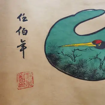 Kina Antikke samling Kalligrafi maleri Levetid SHOU ord maleri hjem indretning vægmaleri tapet 352