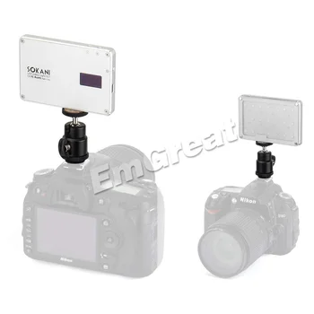 SOKANI X21 LED On-Kamera Video Light Pocket Mellemstore OLED-Skærm Bygge i 1600mAh Batteri til Sony, Nikon, Canon, 35345