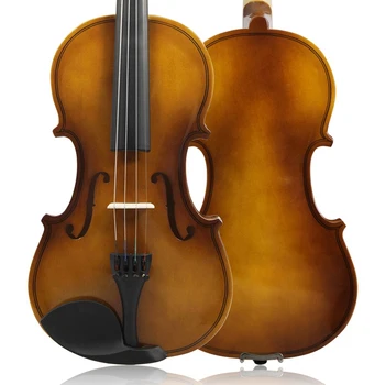 4/4 Fuld Størrelse Akustisk Violin Violin Med Bue Colophonium Violin