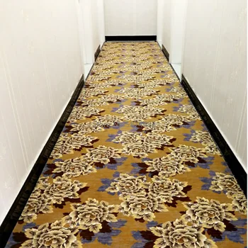 3D Brosten Korridor Tæppe Bløde Flonel Soveværelse Tæpper Indgang Dørmåtte Moderne Blomster Område Tæppe Tæpper til stuen
