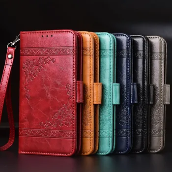 Vintage Wallet Læder taske til Huawei Honor 9X Tilfælde med Kort Kickstand Taske Soft TPU Cover