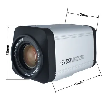 Trådløs Fjernbetjening 36X Optisk Zoom, HD-AHD Auto 1080P Fokus CCTV-Box-Kamera Til AHD DVR 36062