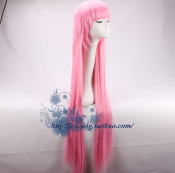 Eventyr Tid Prinsesse Bubblegum cosplay paryk Prinsesse Gumball pink lige lang paryk pink hår kostumer 36339