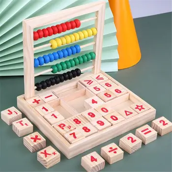Træ-Abacus børn Børn at Tælle Antallet Matematik Læring Toy Y4QA