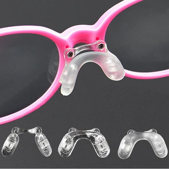 50stk børn kid silikone anti-slip holder på næse puder pad til optiker eye briller