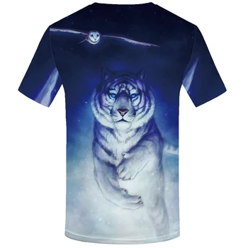 KYKU Tiger T-shirt med Ugle Tøj Flyve Tøj, Dyre-shirts Plus Size T-shirt Mænd Kort Ærme Toppe, t-Shirts Mode XS-8XL
