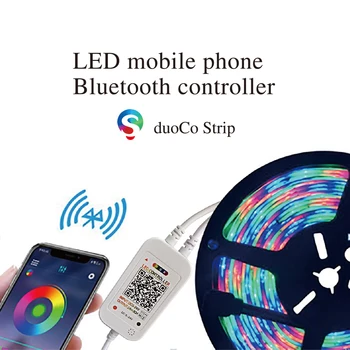 Bluetooth Musik RGB led Controller Dual-Signal Lyd Sensor med IR 40key For 5050 3528 LED RGB Strip Light IOS - /Android-dc 5 v-24V