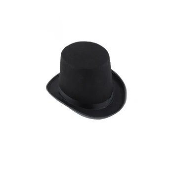 13/16cm Folding Top Hat Magiske Trick Fase Prop Magician ' s Hat Maskerade Part Fase Tilbehør