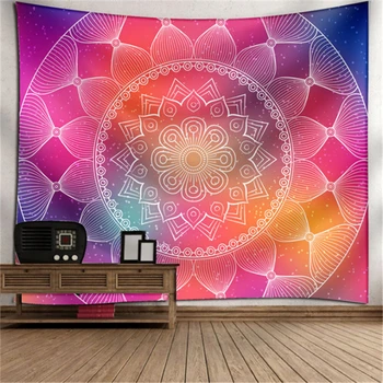Mandala-Tapetet Væggen Hænger Indiske Hippie Smide Gobelin Boho Home Decor Yogamåtte Strand Håndklæde, Tæppe Psykedelisk Gobelin 36777