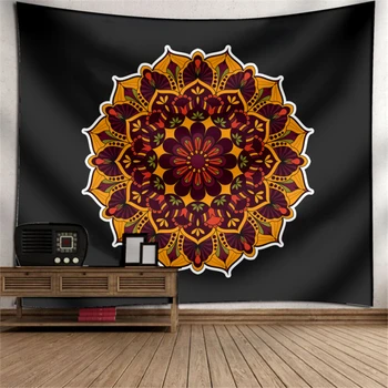 Mandala-Tapetet Væggen Hænger Indiske Hippie Smide Gobelin Boho Home Decor Yogamåtte Strand Håndklæde, Tæppe Psykedelisk Gobelin