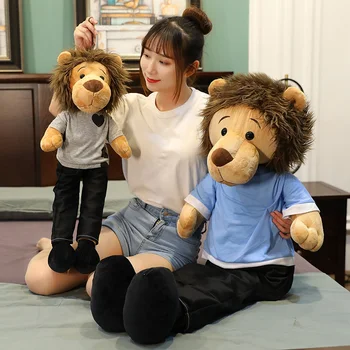 50/65/90/125cm Minomi Lion Fyldte Vedhæng Dukke Plys Dyr af Høj Kvalitet Toy koreansk TV Lion King Fødselsdag Gave Til Børn 3683