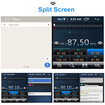 Wanqi Split Screen Android10 Bil Audio Navigation, Stereo Afspiller GPS Til Mercedes Benz G-Klasse CLK W209 W467 WiFi SWC BT IKKE DVD 3710