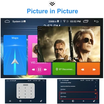 Wanqi Split Screen Android10 Bil Audio Navigation, Stereo Afspiller GPS Til Mercedes Benz G-Klasse CLK W209 W467 WiFi SWC BT IKKE DVD