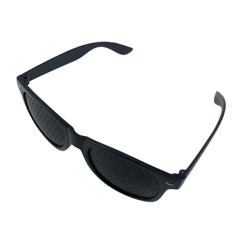 Unisex Vision Care Pinholes Øje Motion Briller Pinholes Briller Syn Forbedre plast af Høj Kvalitet, Sort