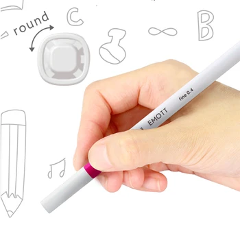 1stk Japansk FN ' s Fiber Pen0.4 Emott Akvarel Pen PEM-SY Hånd-malet Linje Hurtig Tørring Anti Halo Farvning Maleri Kunst