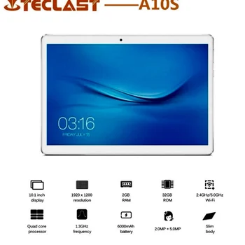 God Tablet Panel Touch Glas Digitizer til Teclast A10S A10H P/N FPCA-10A53-V01 Hvid OGS Touchscreen 10.1 tommer 237*164mm hot 37560