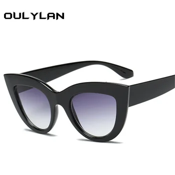 Oulylan Cat Eye Solbriller Kvinder Luksus Gradient Sol Briller Kvindelige Brand Designer Cateyes-Brillerne Nuancer til Damer 38316