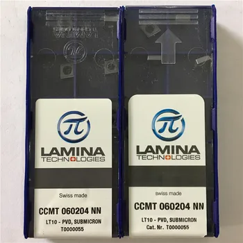 CCMT060204-NN LT10 Oprindelige LAMINA hårdmetal skær med den bedste kvalitet 10stk/masse gratis fragt